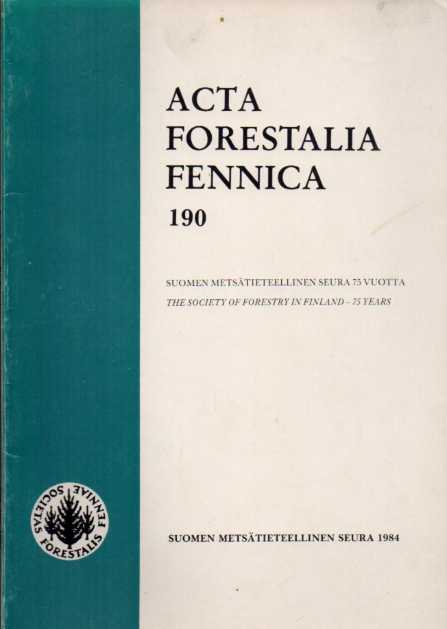 The Society of Forestry in Finland  75 Years 