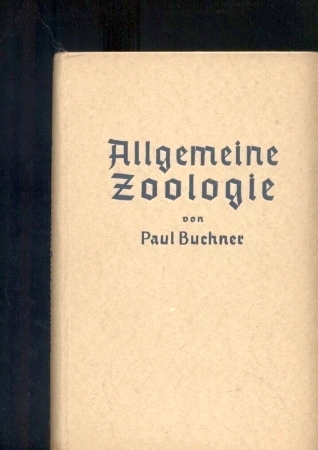 Buchner,Paul  Allgemeine Zoologie 