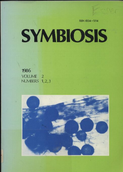 Symbiosis  Volume 2 1986,Numbers 1,2,3 (1 Band) 