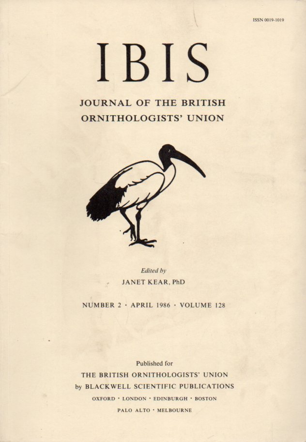 Ibis  Ibis Volume 128 Number 2 April 1986 