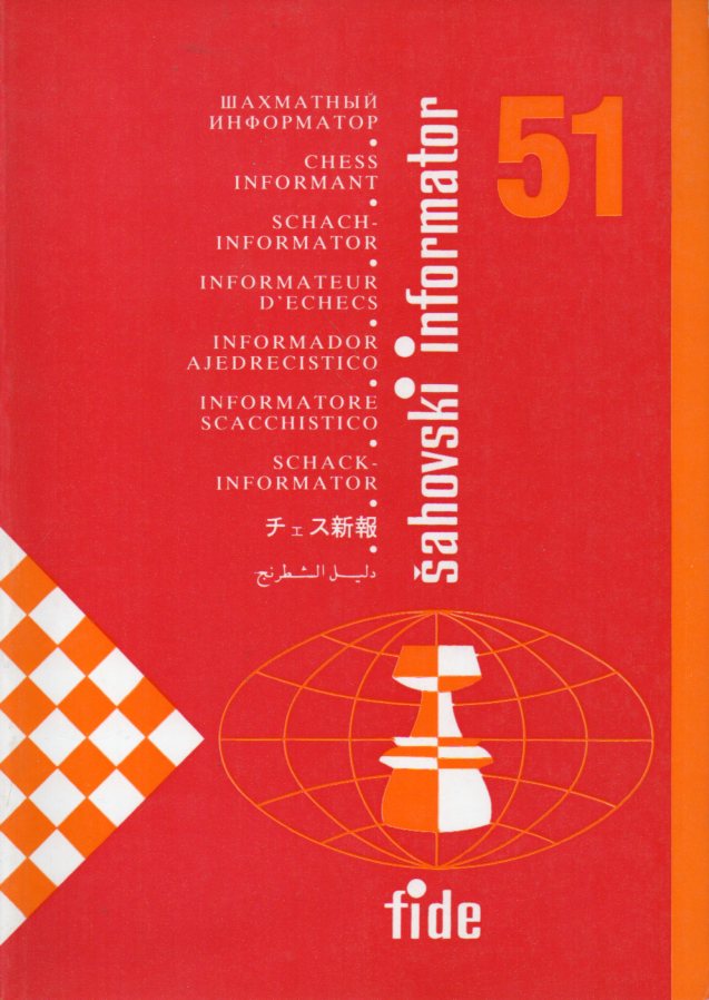 Schach-Informator  Schach-Informator 51 I-V 1991 
