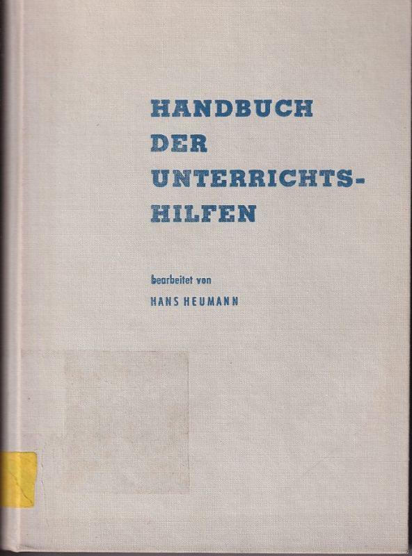Heumann,Hans  Handbuch der Unterrichtshilfen 