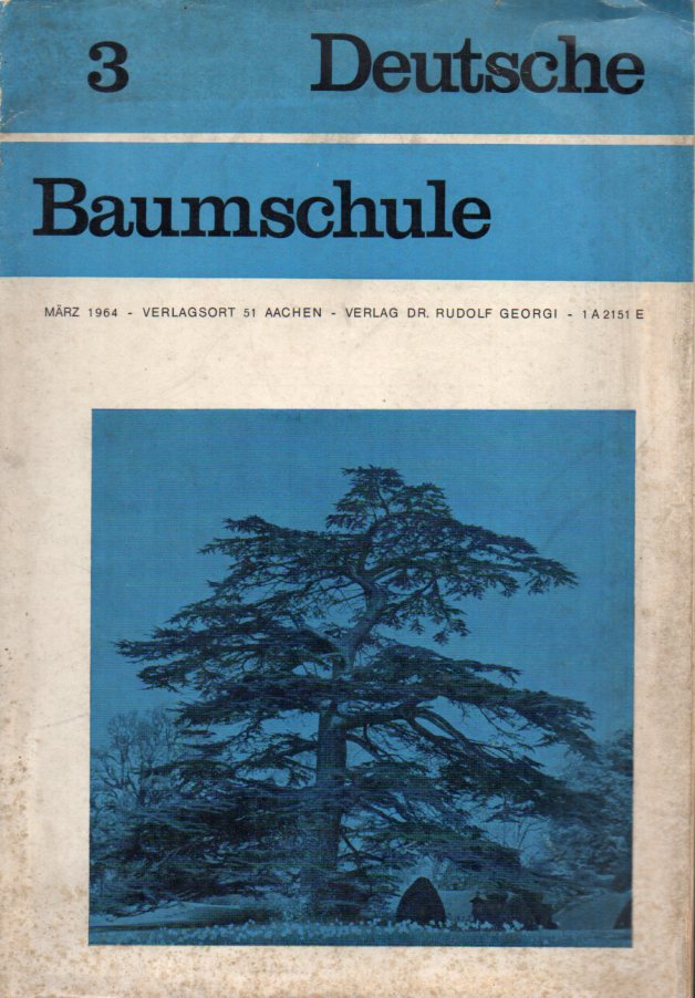 Deutsche Baumschule  Jahrgang 1964 Nr. 3 (1 Heft) 