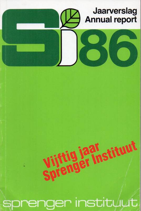 Sprenger Instituut  Jaarverslag 86. Annual report 