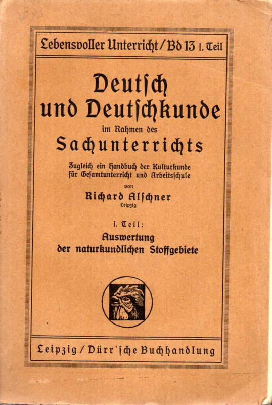 Alschner,Richard  Deutsch und Deutschkunde 