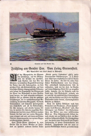Grevenstett,Heinz  Frühling am Genfer See 