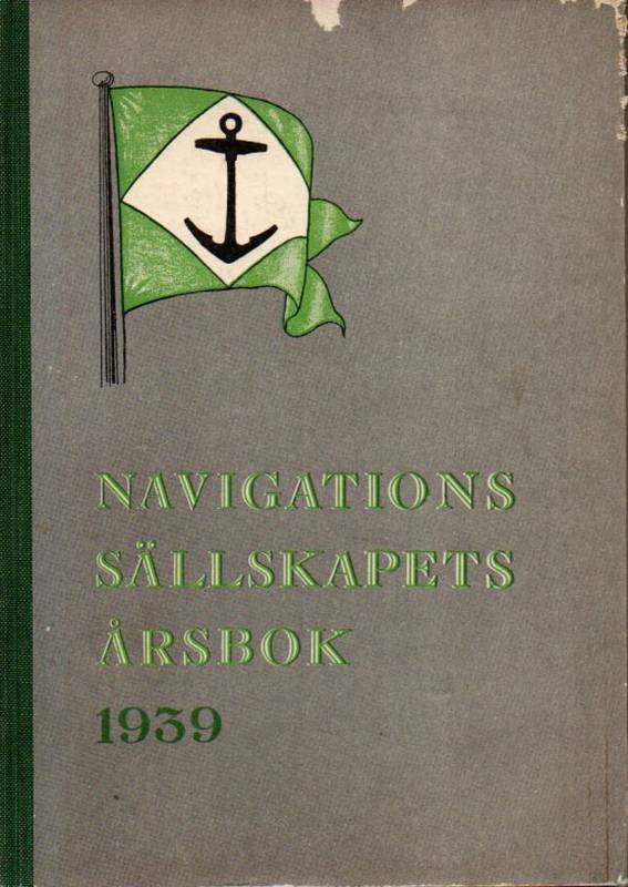 Lenning,Einar  Navigations Sällskapets Arsbok 1939 