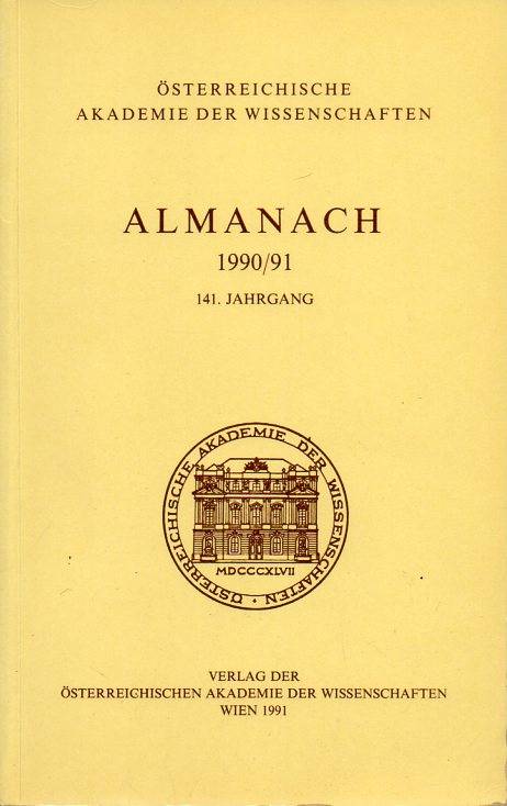 Österreichische Akademie der Wissenschaften  Almanach 1990/91.141.Jahrgang 
