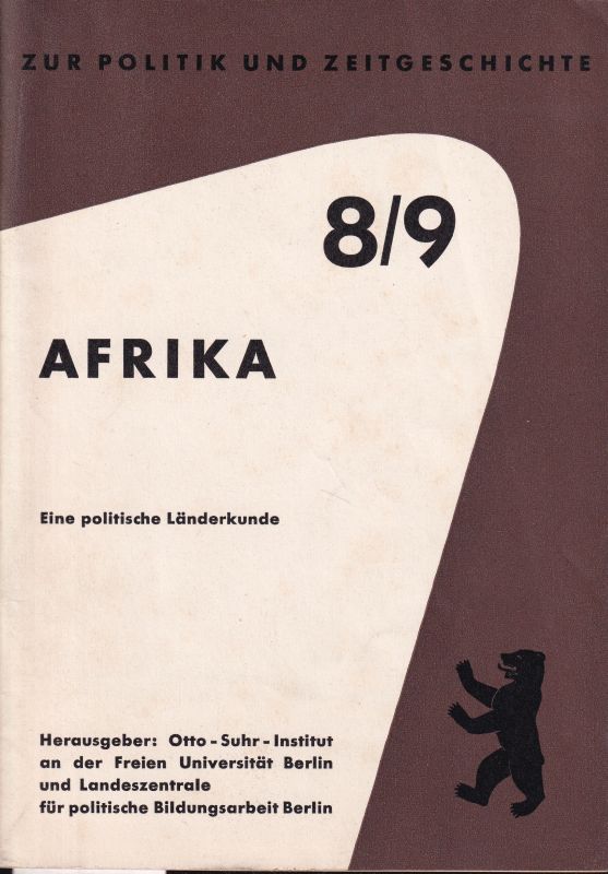 Ansprenger,Franz  Afrika. Eine politische Länderkunde 