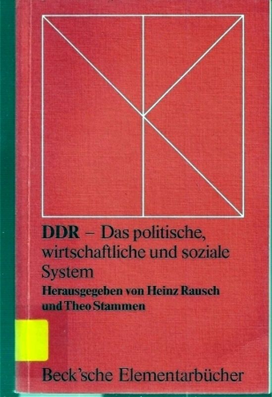 Rausch,Heinz+Theo Stammen (Hsg.)  DDR 