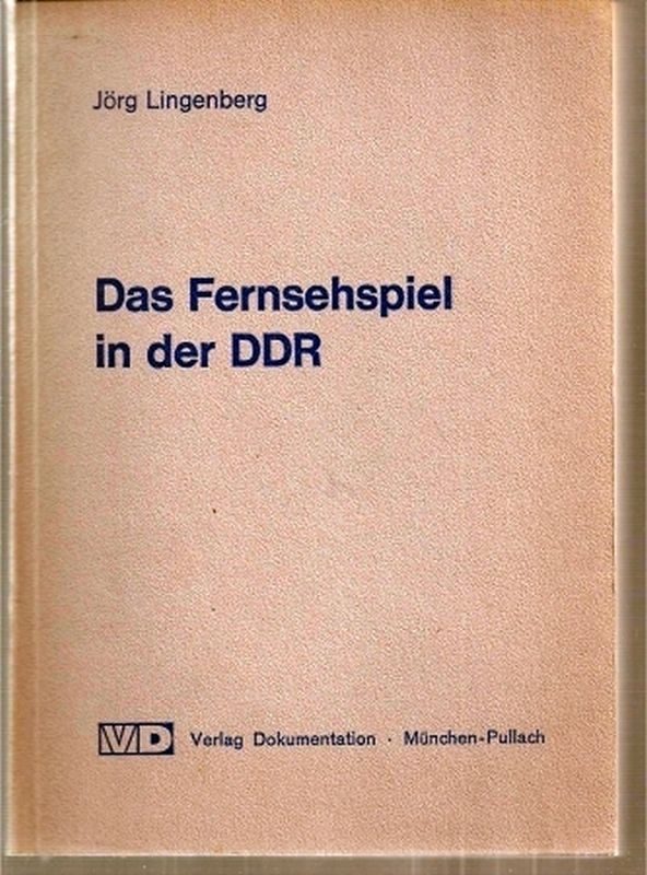 Lingenberg,Jörg  Das Fernsehspiel in der DDR 