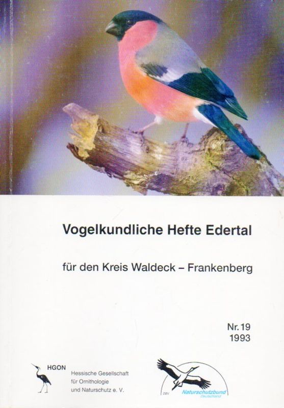 Vogelkundliche Hefte Edertal  Nr. 19. 1993 