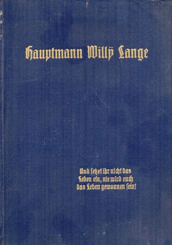 Lange,Ernst  Hauptmann Willy Lange 