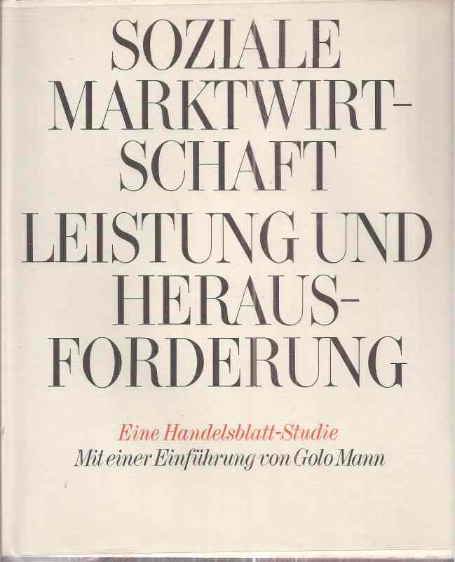 Herchenröder,Karl Heinrich (Hrg.)  Soziale Marktwirtschaft 