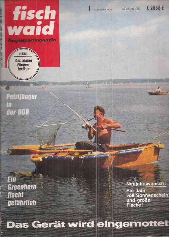 Fischwaid,Angelsportmagazin  22.Jahrgang.1969,Hefte 8,9,10,11 und 12 