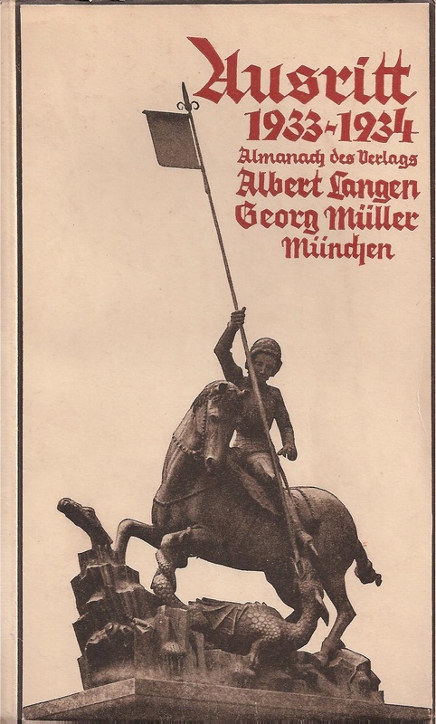 Ausritt 1933/1934  Almanach des Verlages Albertlangen / Georg Müller 