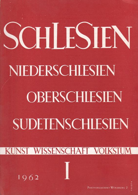 Schlesien: Kulturwerk Schlesien e.V.  Schlesien,Niederschlesien,Oberschlesien,Sudetenschlesien 
