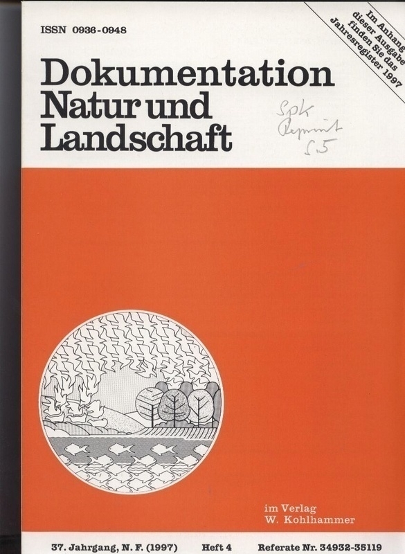 Dokumentation Natur und Landschaft  37. Jahrgang 1997. Heft 4 