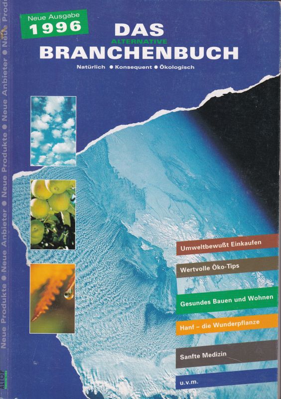 Das alternative Branchenbuch  Das alternative Branchenbuch Neue Ausgabe 1996 