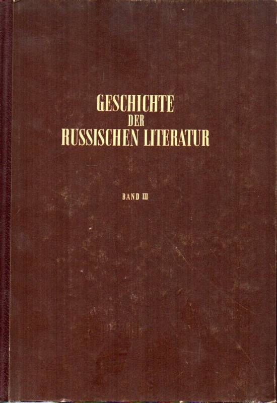 Timofejew,L.I.  Geschichte der Russischen Literatur 