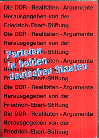 Friedrich-Ebert-Stiftung  Parteien in beiden deutschen Staaten 