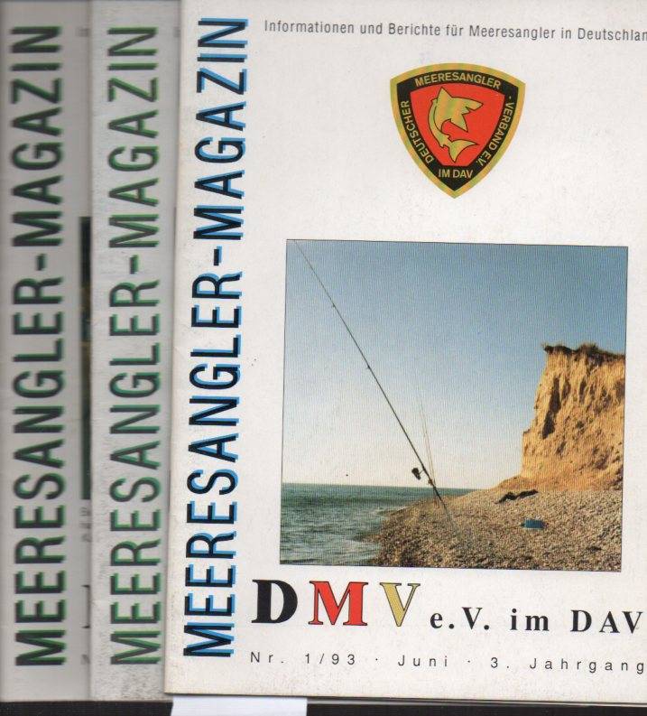 Meeresangler-Magazin  Meeresangler-Magazin 3.Jahrgang 1993 Heft 1 und 4.Jahrgang 1994 