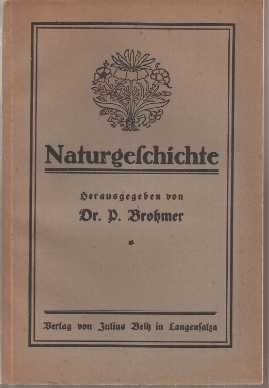 Brohmer,P.  Naturgeschichte 