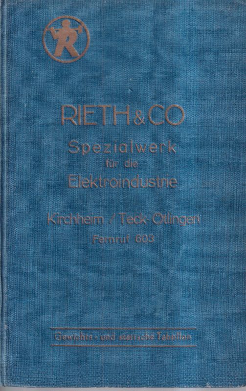 Rieth & Co,  Pila-Taschenbuch für Eisen-Kontor und Werkstatt 