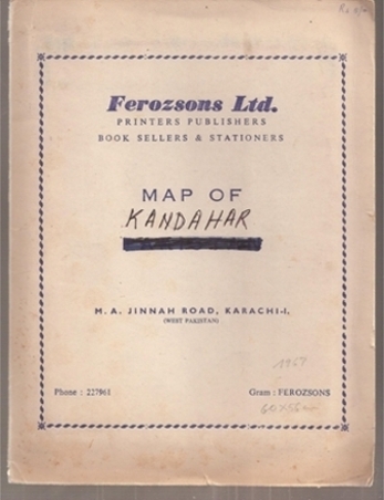 Rerozsons Ltd.  Map of Kandahar 