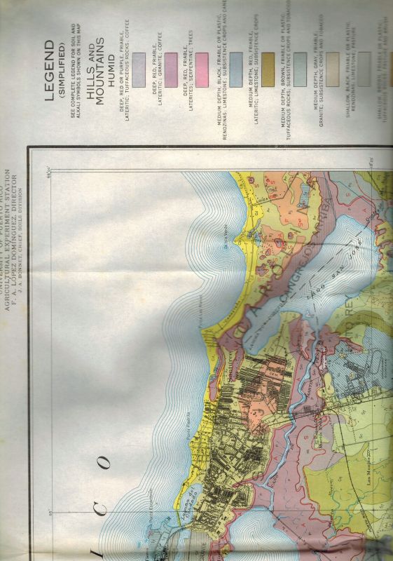 University of Puerto Rico  Maps to Accompany Soil Survey of Puerto Rico (6 Teile im Schuber) 