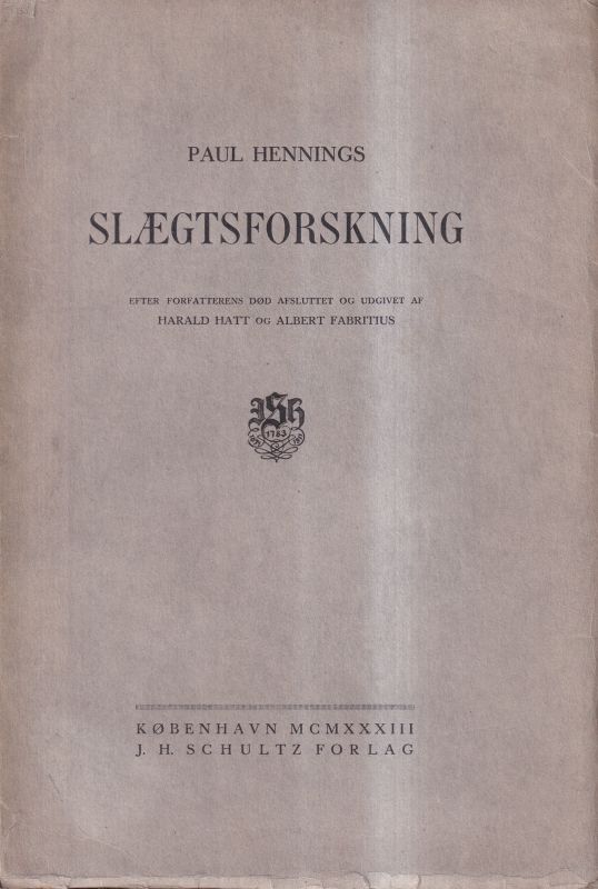 Hennings,Paul  Slaegtsforskining 