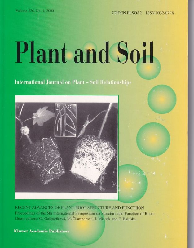 Plant and Soil  Plant and Soil Volume 226 Heft No.1. Jahr 2000 