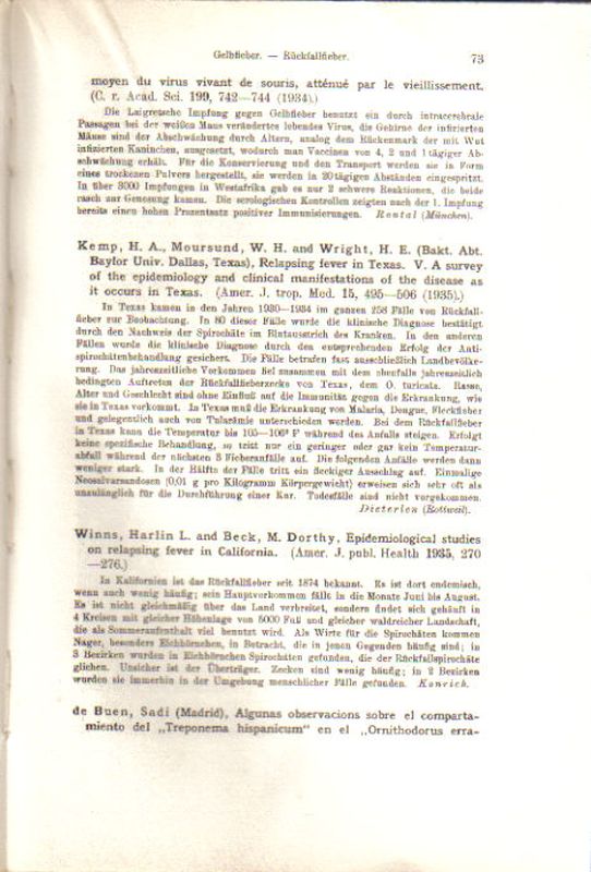 Zentralblatt für Bakteriologie, Parasitenkunde  und Infektionskrankheiten 1.Abteilung 121.Band 1936 No.1/2-25/26 