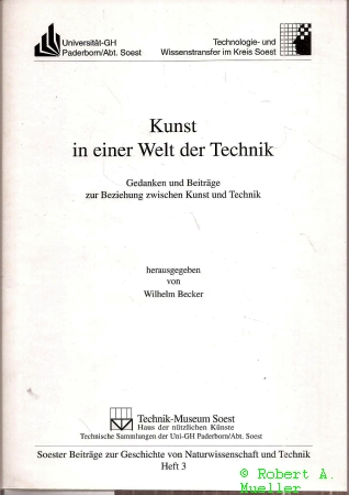 Becker,Wilhelm (Hsg.)  Kunst in einer Welt der Technik 