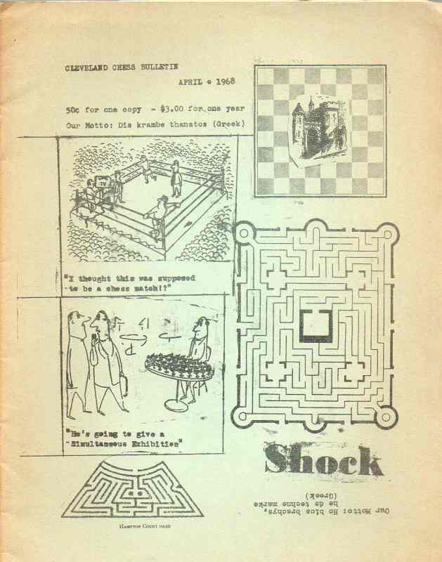 Cleveland Chess Bulletin  April 1968 