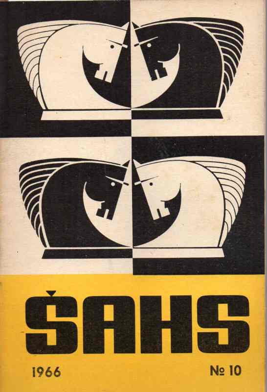 Latvijas PSR sport  Sahs Nr.10 1966         (Schachzeitschrift) 