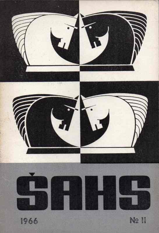 Latvijas PSR sport  Sahs Nr.11 1966     (Schachzeitschrift) 