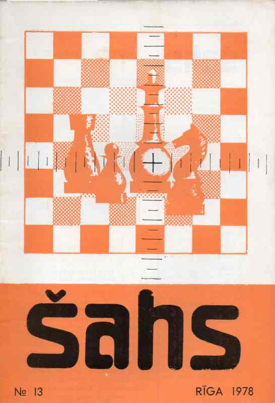 LPSR saha federacijas  Sahs Nr.13  1978     (Schachzeitschrift) 