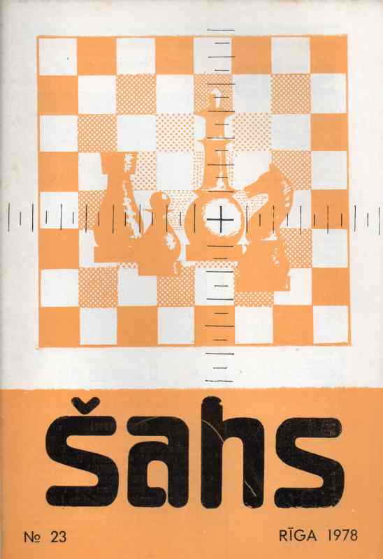 LPSR saha federacijas  Sahs Nr.23  1978    (Schachzeitschrift) 