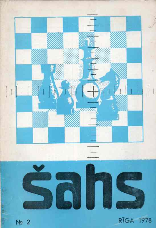 LPSR saha federacijas  Sahs Nr.2  1978    (Schachzeitschrift) 