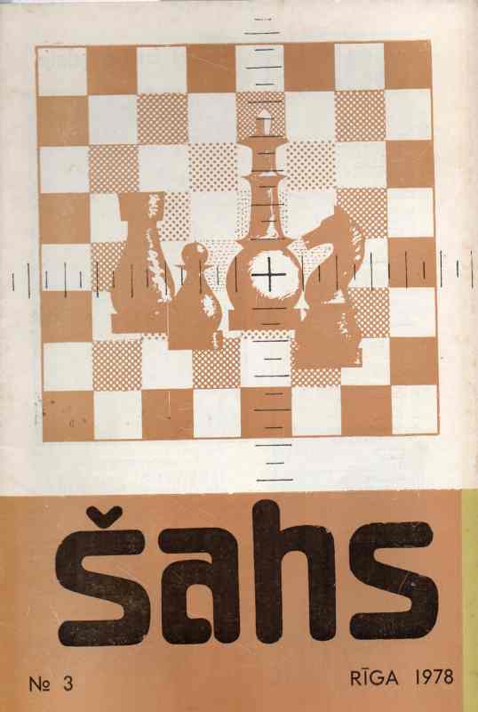 LPSR saha federacijas  Sahs Nr.3  1978    (Schachzeitschrift) 