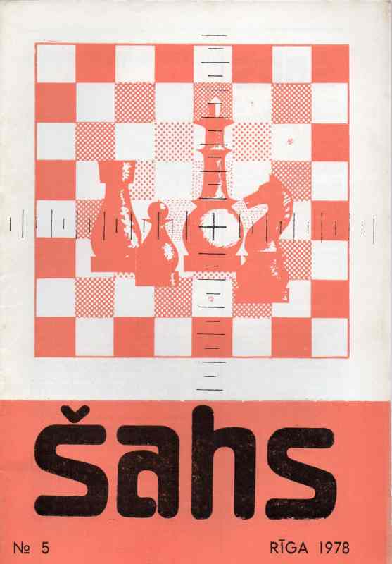 LPSR saha federacijas  Sahs Nr.5  1978    (Schachzeitschrift) 