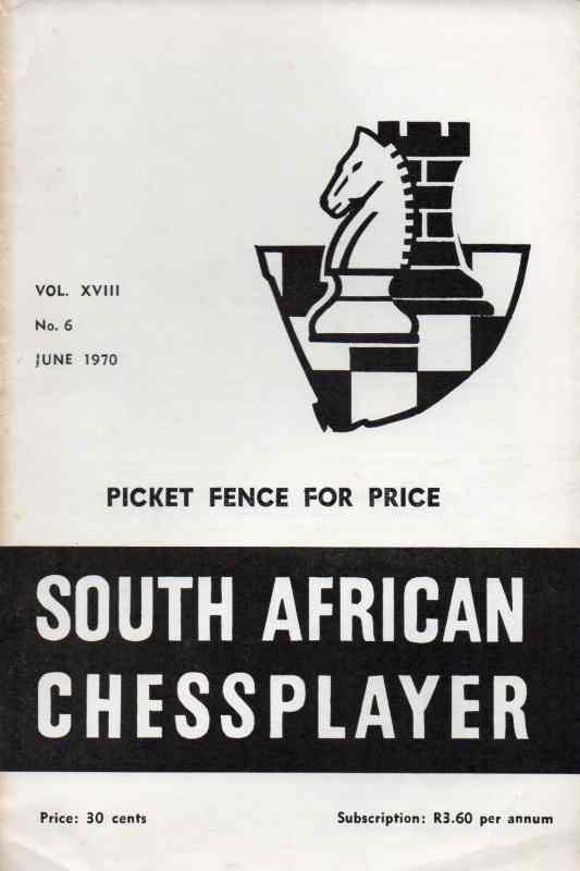 South african chessplayer  Picket fence for price 