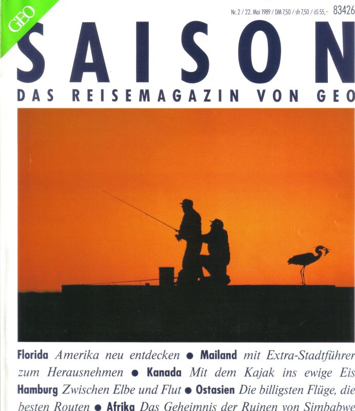 Geo Saison  Das Reisemagazin Nr.2.1989 