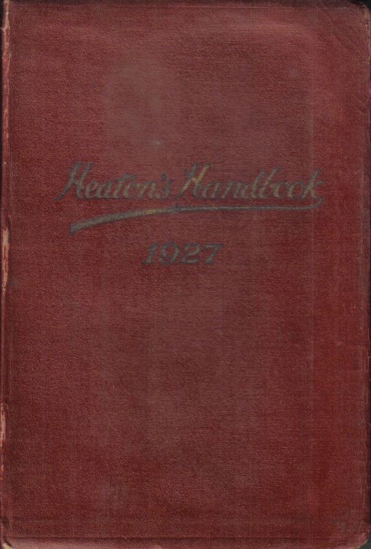 Heaton's Commercial Handbook of Canada  (Heaton's Annual).Twenty-Third Year 1927 