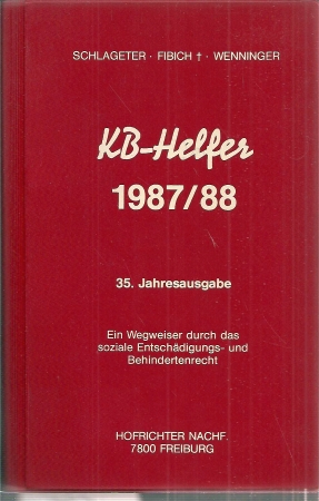Schlageter,Erich+Karl Fibich+Günter Wenninger  KB-Helfer 1987/88 