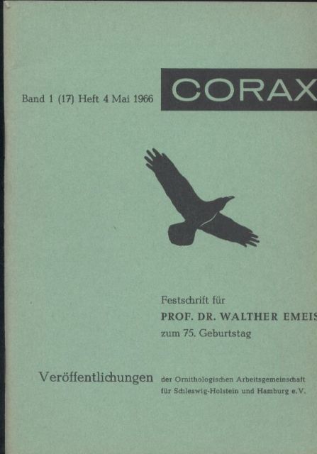 Corax  Band 1 (17) Heft 4 1966 