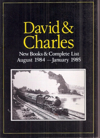 David & Charles  New Books & Complete List August 1984-January 1985 