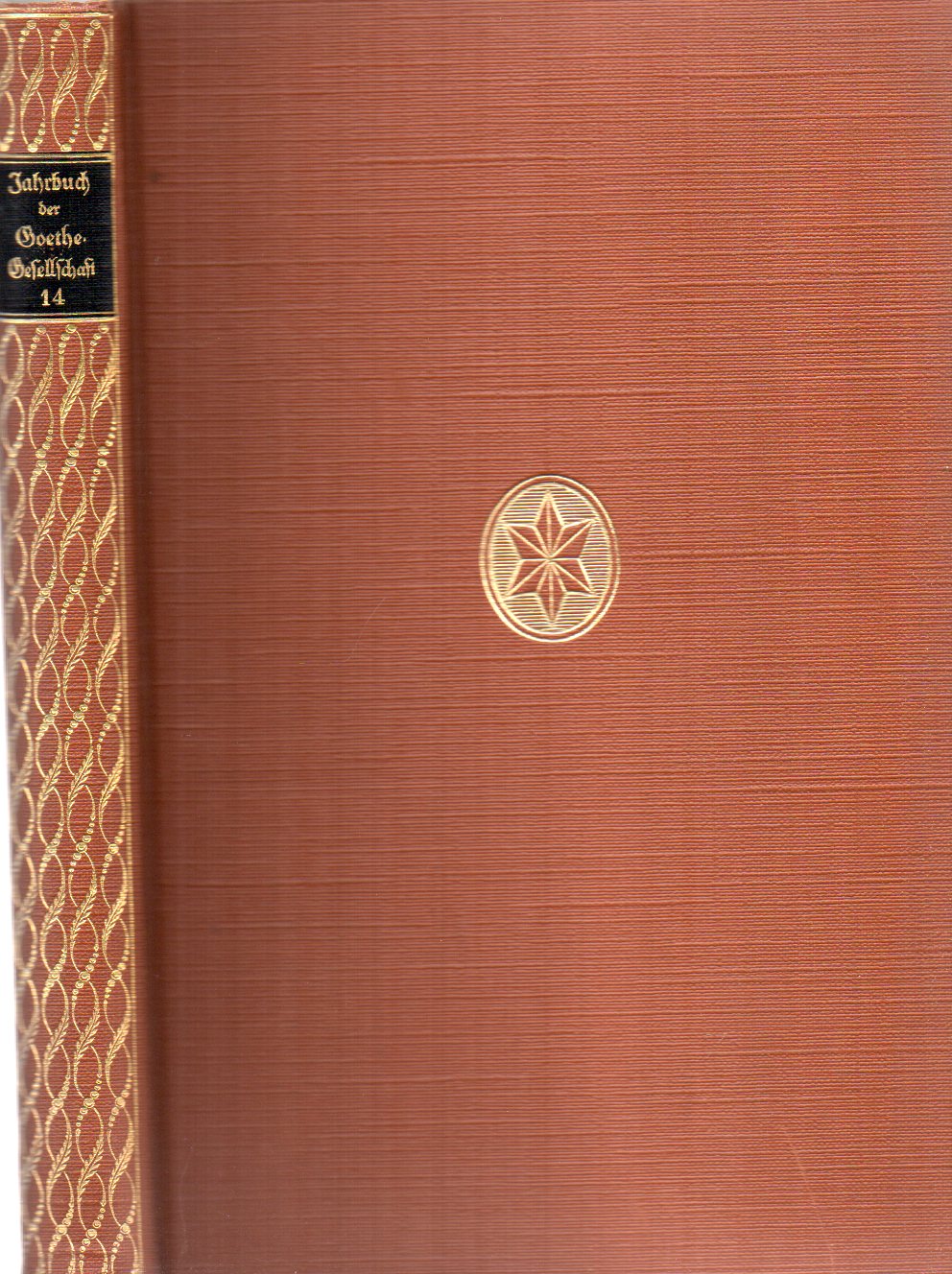 Goethe-Gesellschaft  Jahrbuch der Goethe-Gesellschaft Vierzehnter Band 