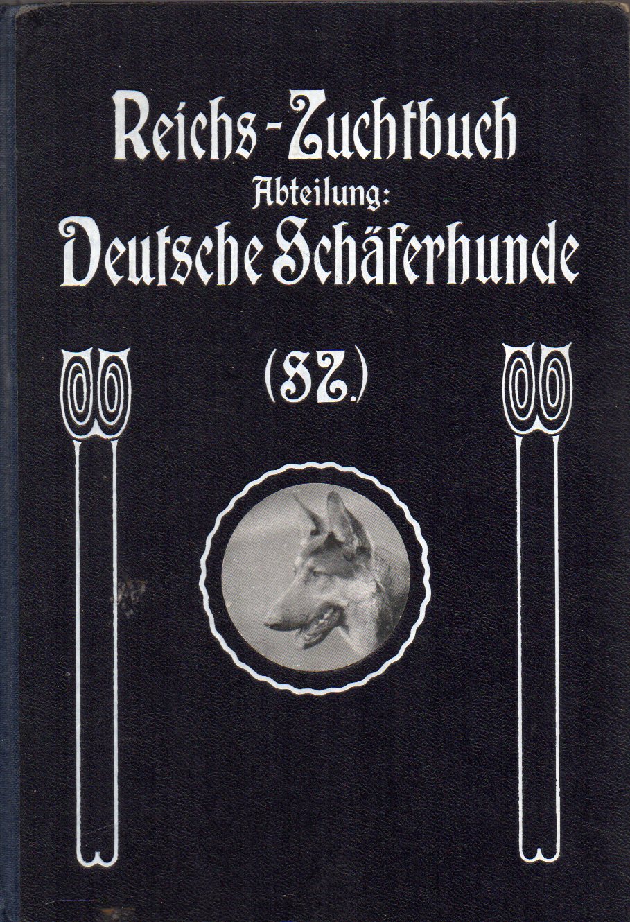 Reichsverband für das Deutsche Hundewesen (RDH)  Reichs-Zuchtbuch Abteilung: Deutsche Schäferhunde(SZ) 